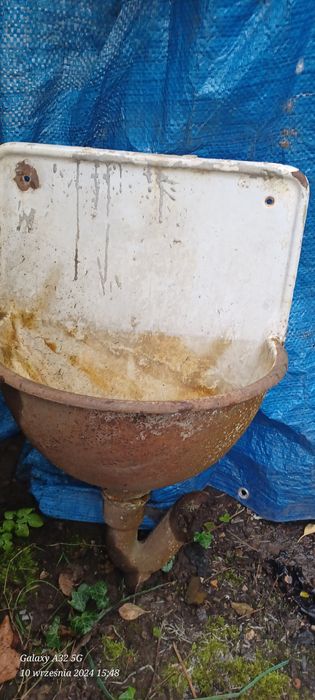 Zlew żeliwny stan jak na zdjęciach