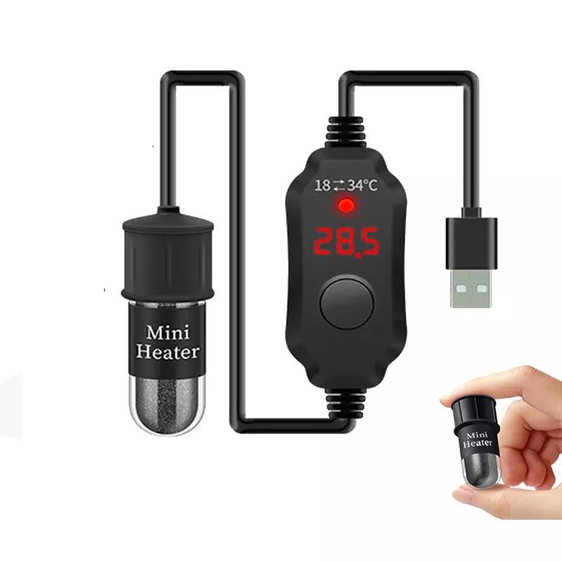 USB мини нагреватель для аквариума t26