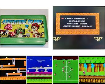 Gra 4 in 1 Pegasus Nintendo Famicom kartridż dyskietka kasetka