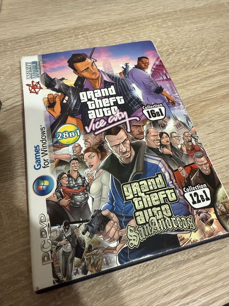 Лот дисків для віндовм , GTA, need for speed