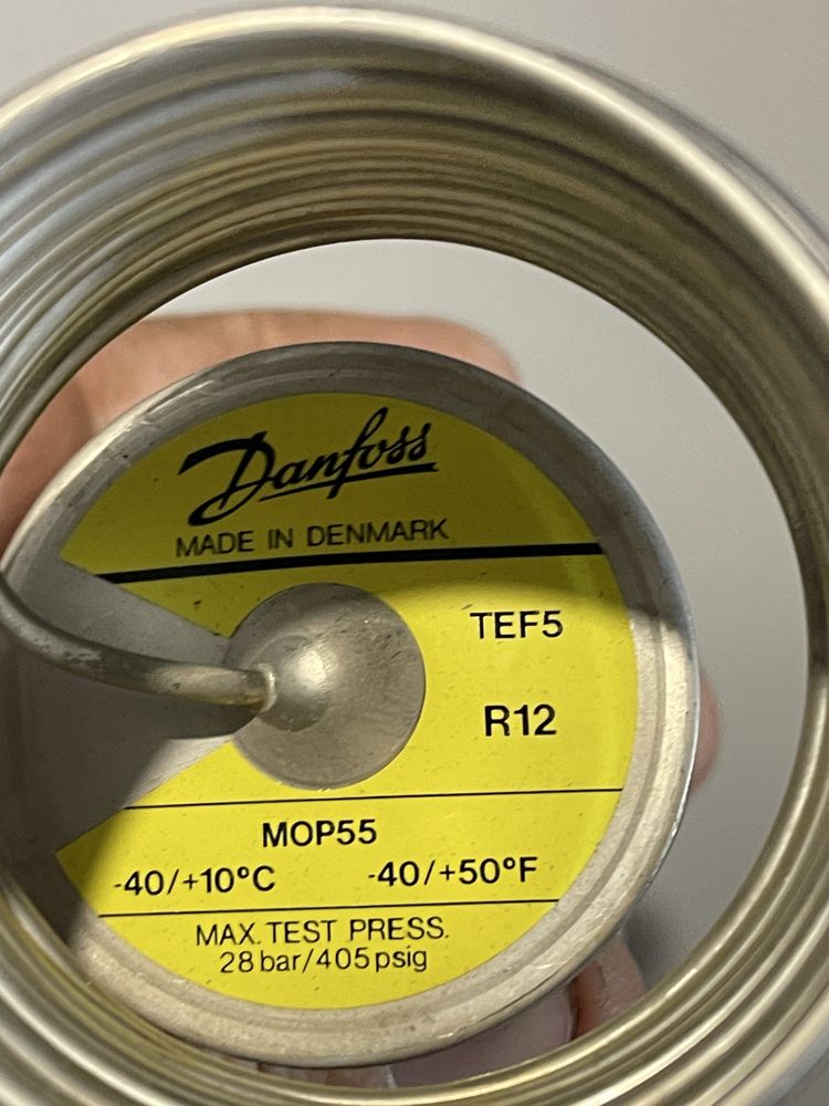 Продам терморегулюючий  вентиль TEF5, R12, MOP55,40+10*C, Danfoss