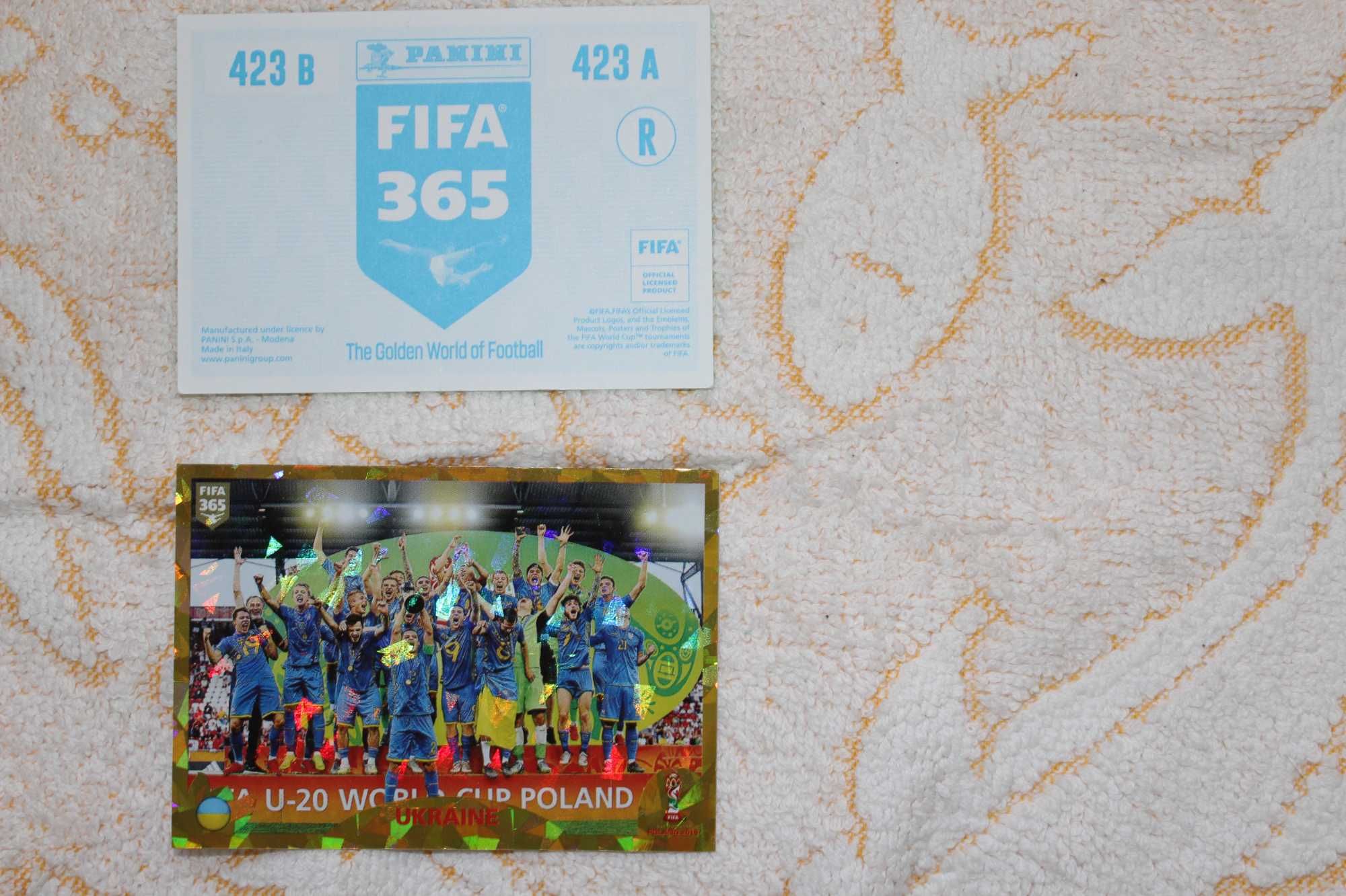 Naklejki z piłkarzami edycji  FIFA 365, The Golden World Football