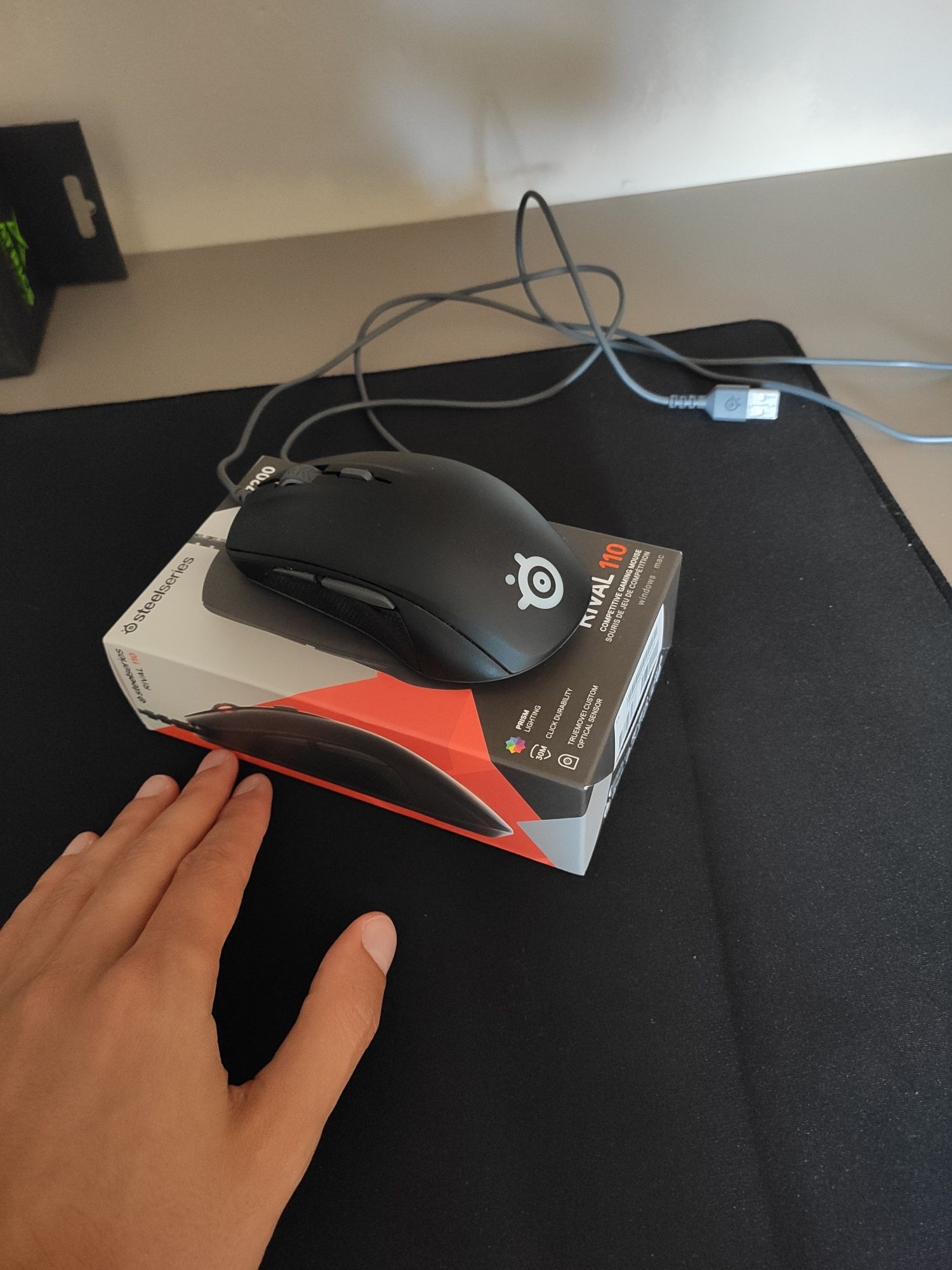 Vendo rato steelseries 110 + tapete xl