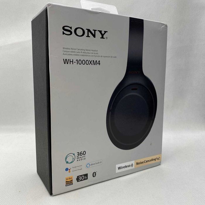 Słuchawki bezprzewodowe nauszne Sony WH-1000XM4