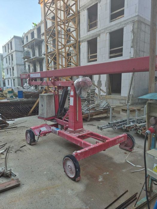 Mini żuraw (dźwig) budowlany do murowania z silikatów - Steinweg MK300