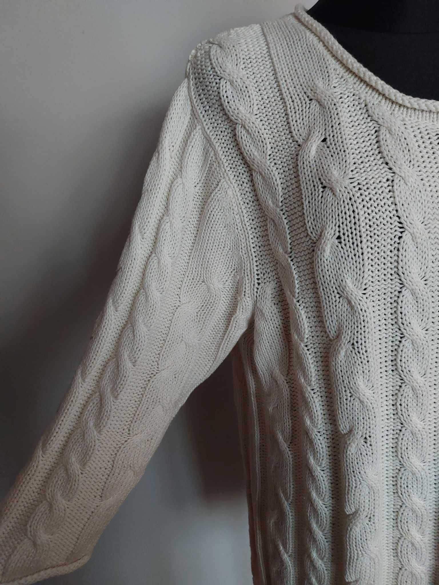 Sweter bawelna Roz. 44/46 rękaw