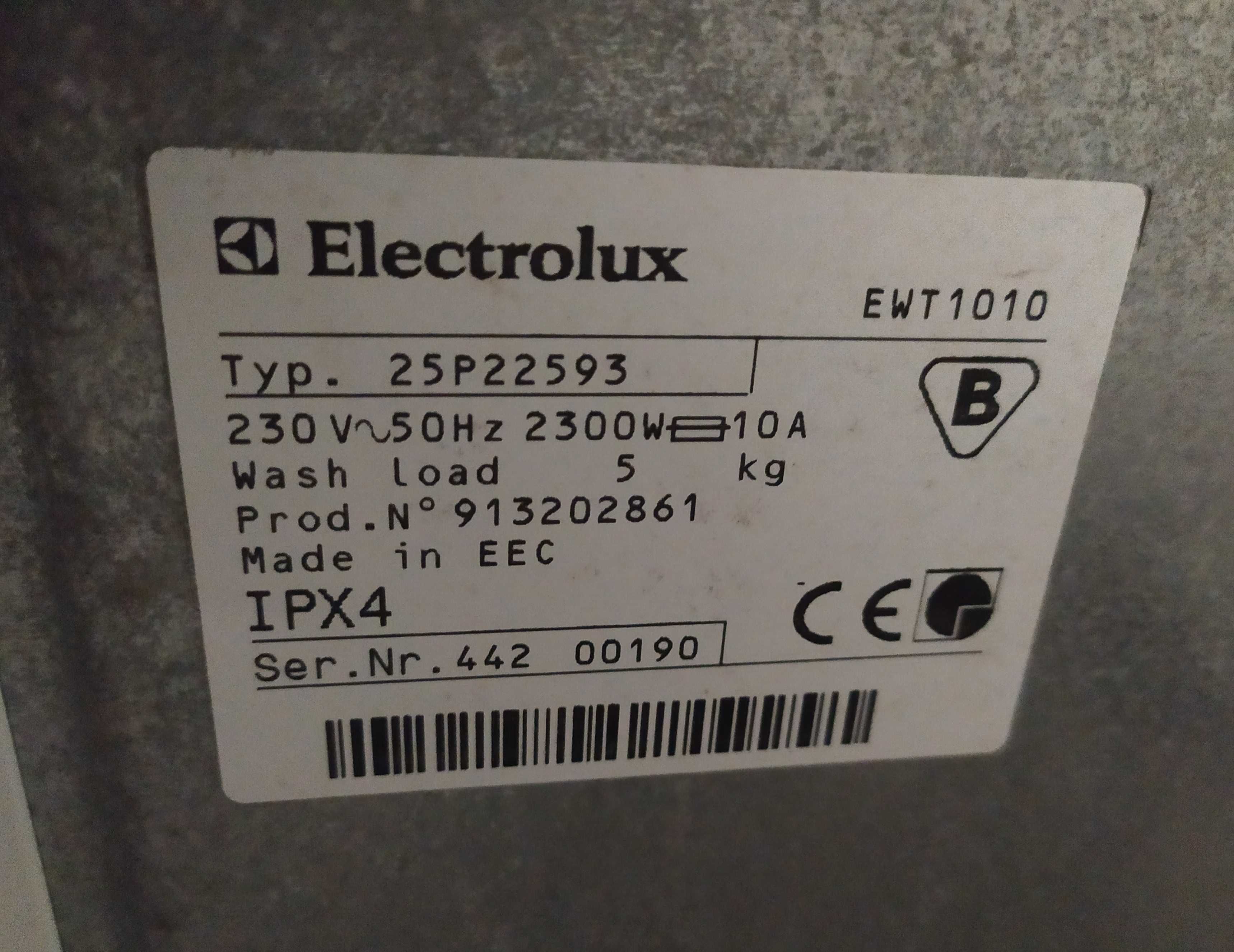 пральна машинка Electrolux ewt1010