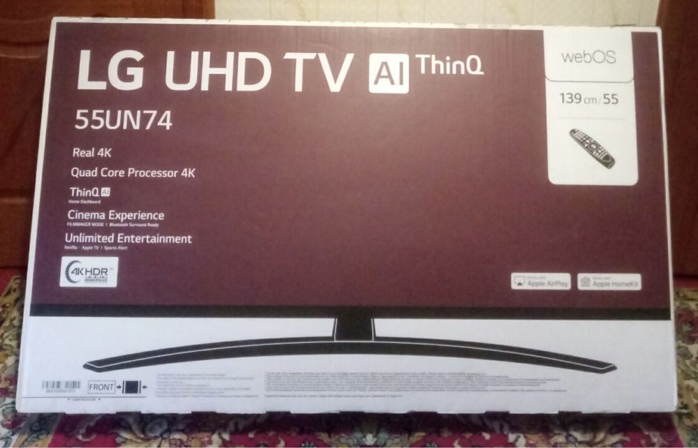 Телевізор LG 55UN74006LB