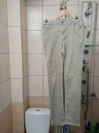Spodnie jeansowe siwe bawełniane M