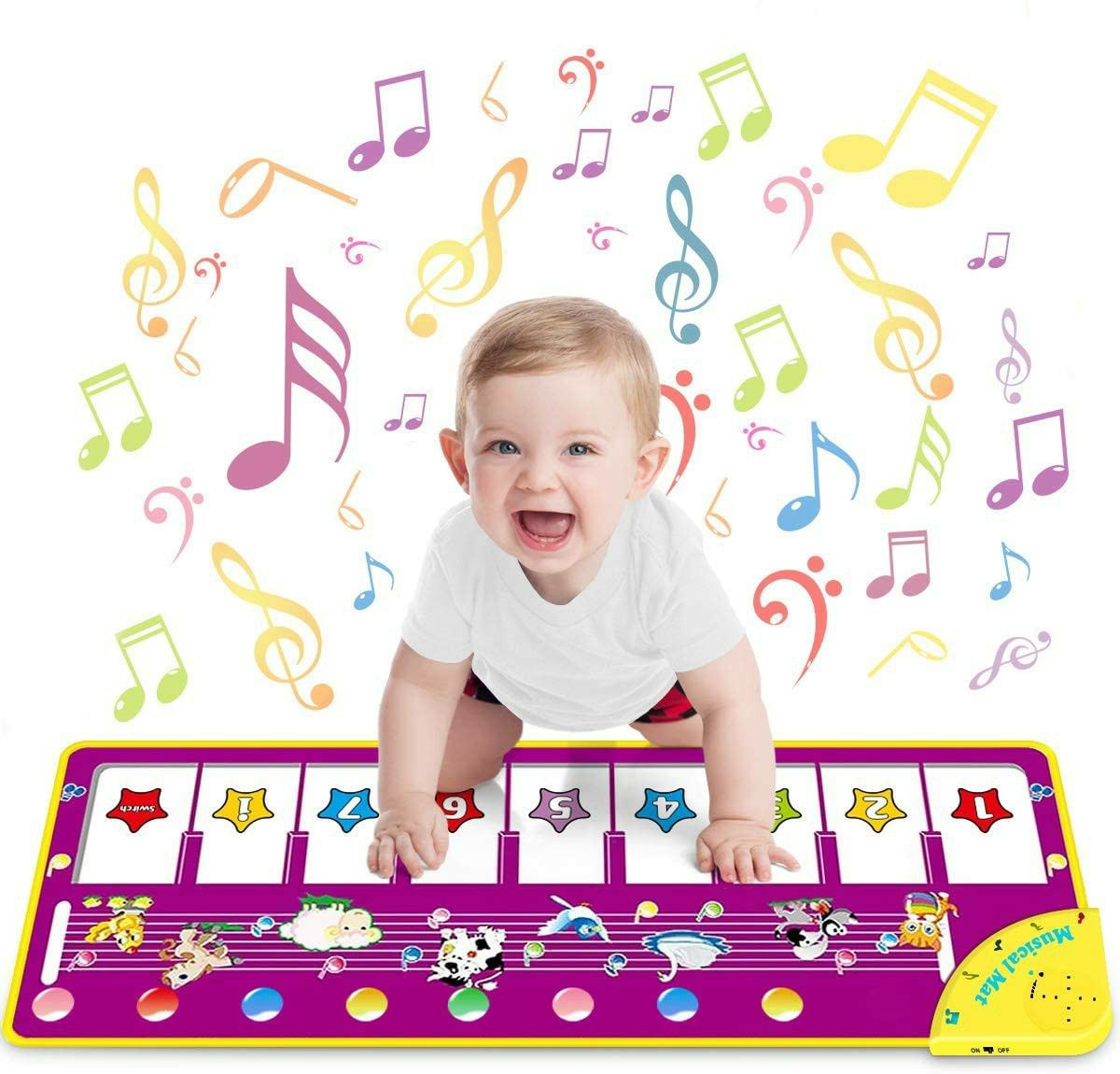 Mata edukacyjna muzyczna dla dzieci 12 m+, NOWA