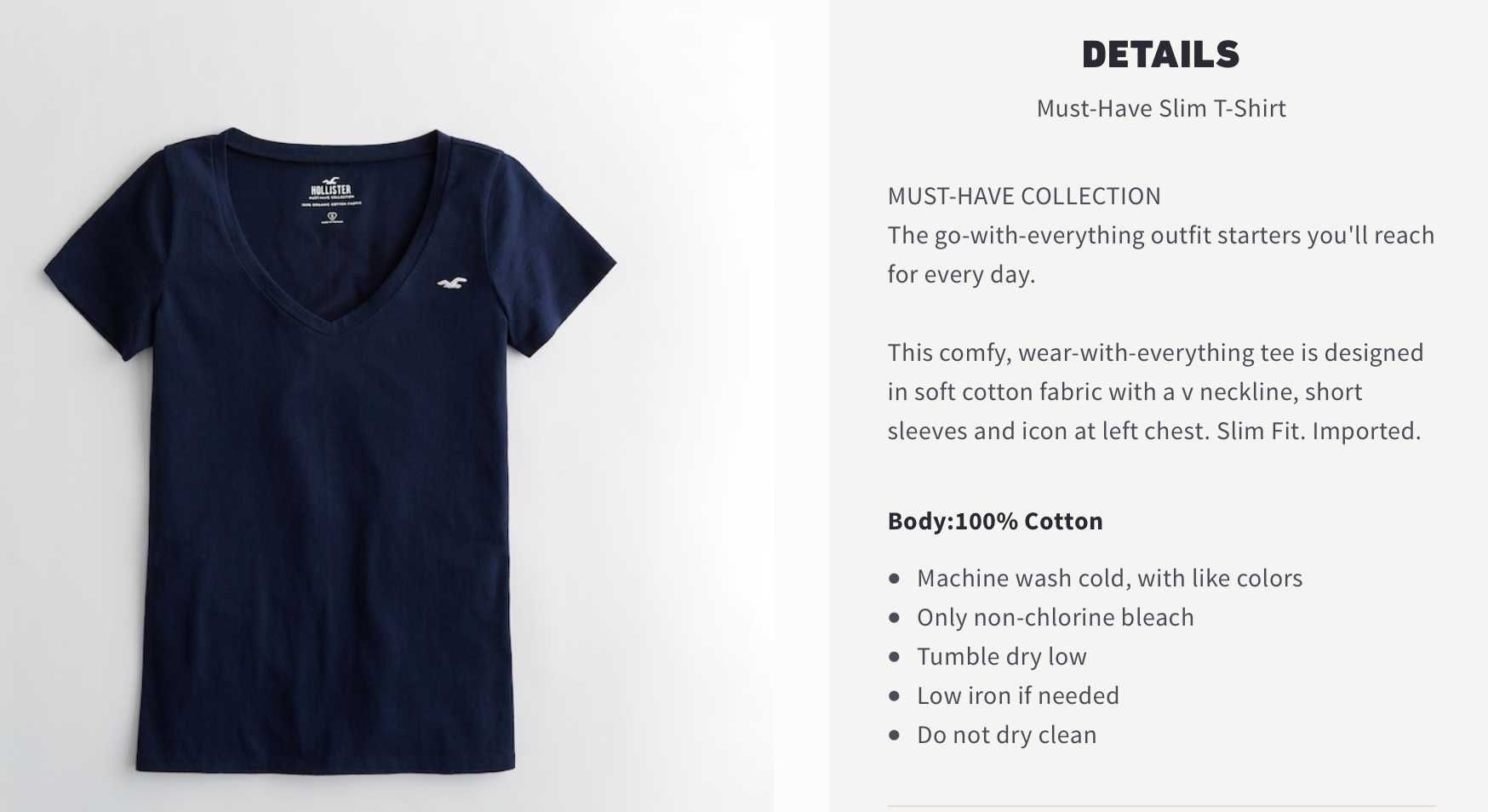 T-shirt damski Hollister Co. Must-Have Easy T-Shirt size: S