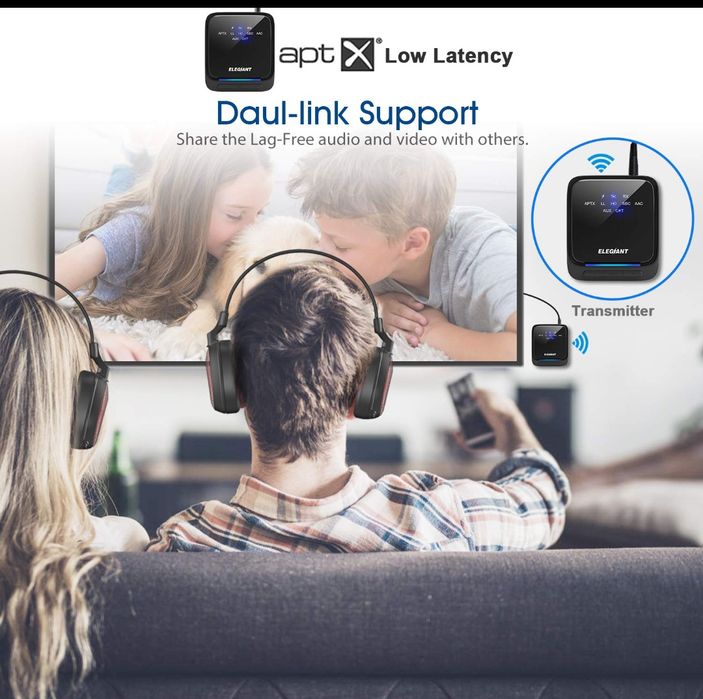 SPDIF/AUX wireless receiver/transmitter Elegiant