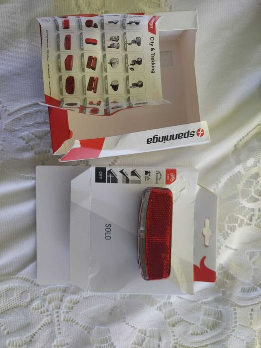 NOWA Lampka rowerowa tylna Spanninga Solo XE e-bike