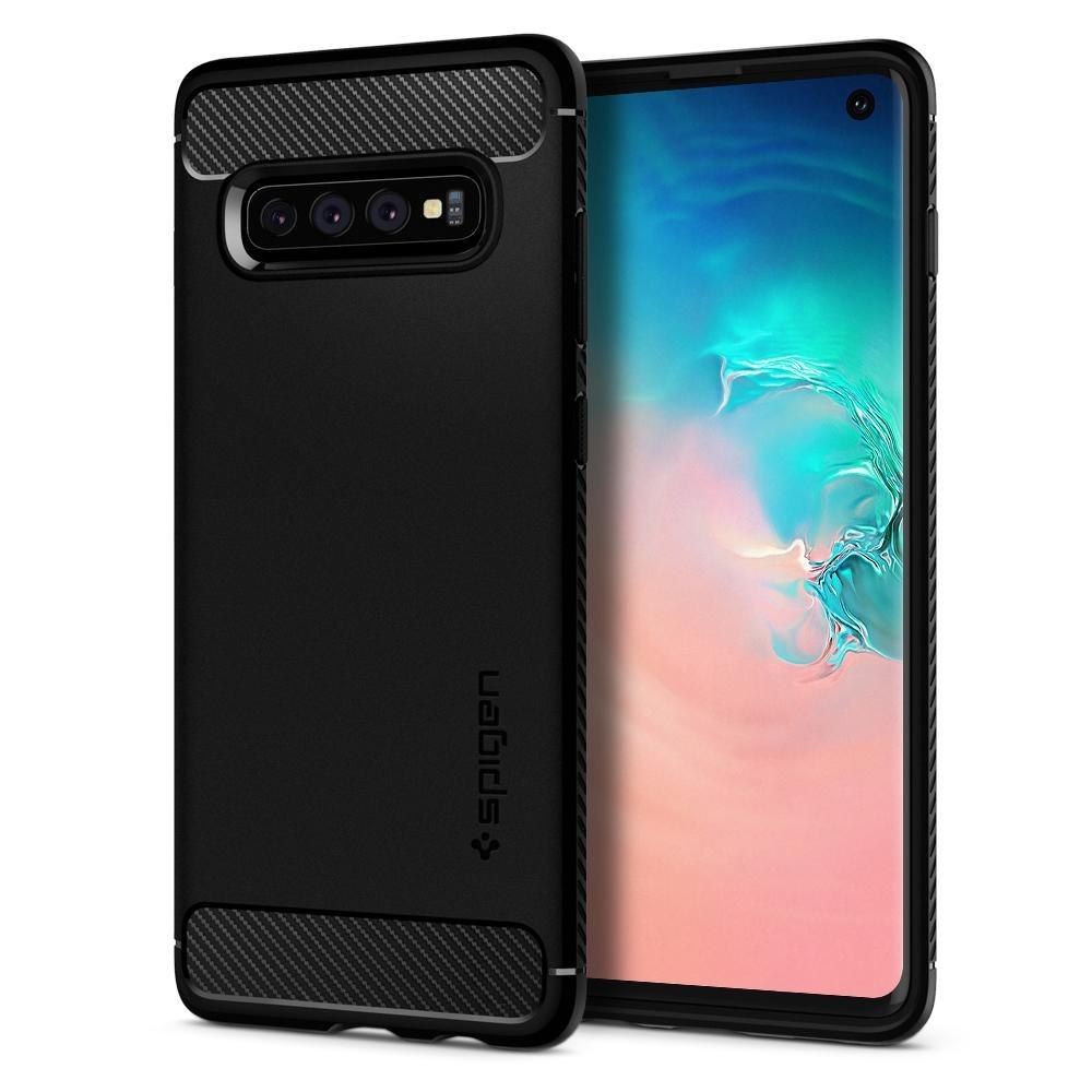 Etui Spigen Rugged Armor Do Samsung Galaxy S10 Czarny