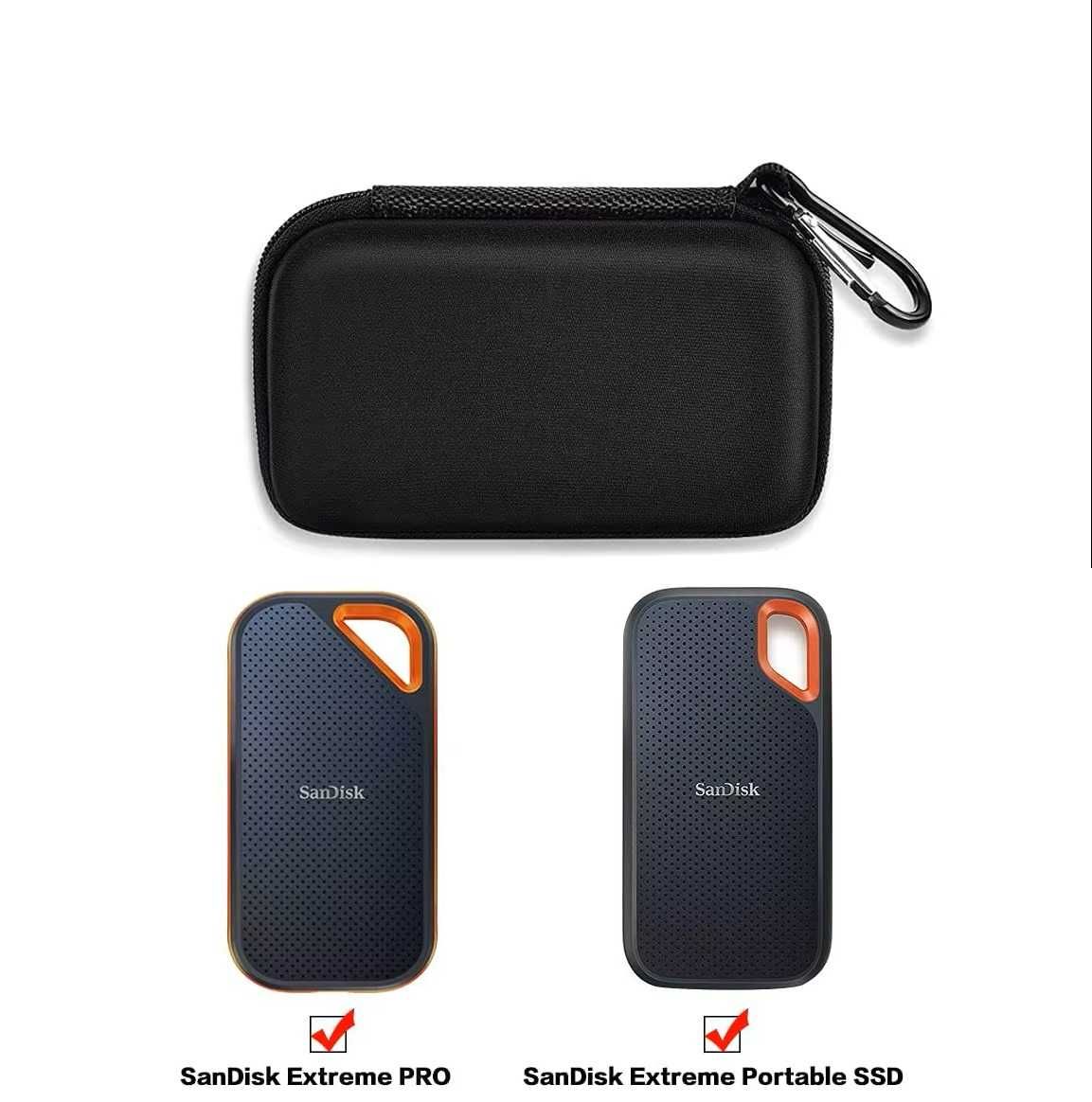 NOVO - Bolsa para disco externo SSD - SanDisk Extreme / Extreme PRO