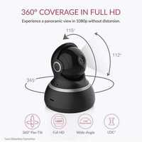 YI Dome Câmara 1080P Cobertura de 360 Graus- Instalação muito fácil