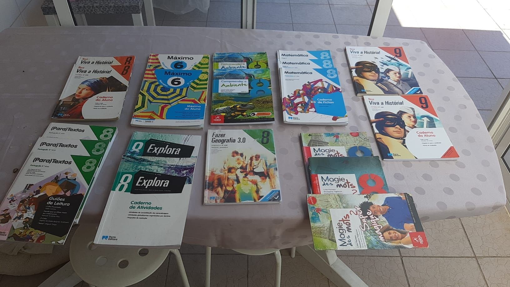 livros 8.Ano manuais e actividades