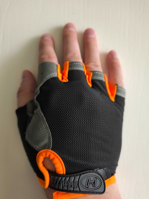 Rękawice HUWAI-O krótkie r.XL,sport,do10cm,lato,skuter,rower,hulajnoga