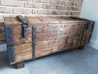 Siedzisko Kufer Krzesło Komoda  Skrzynia Loft Vintage