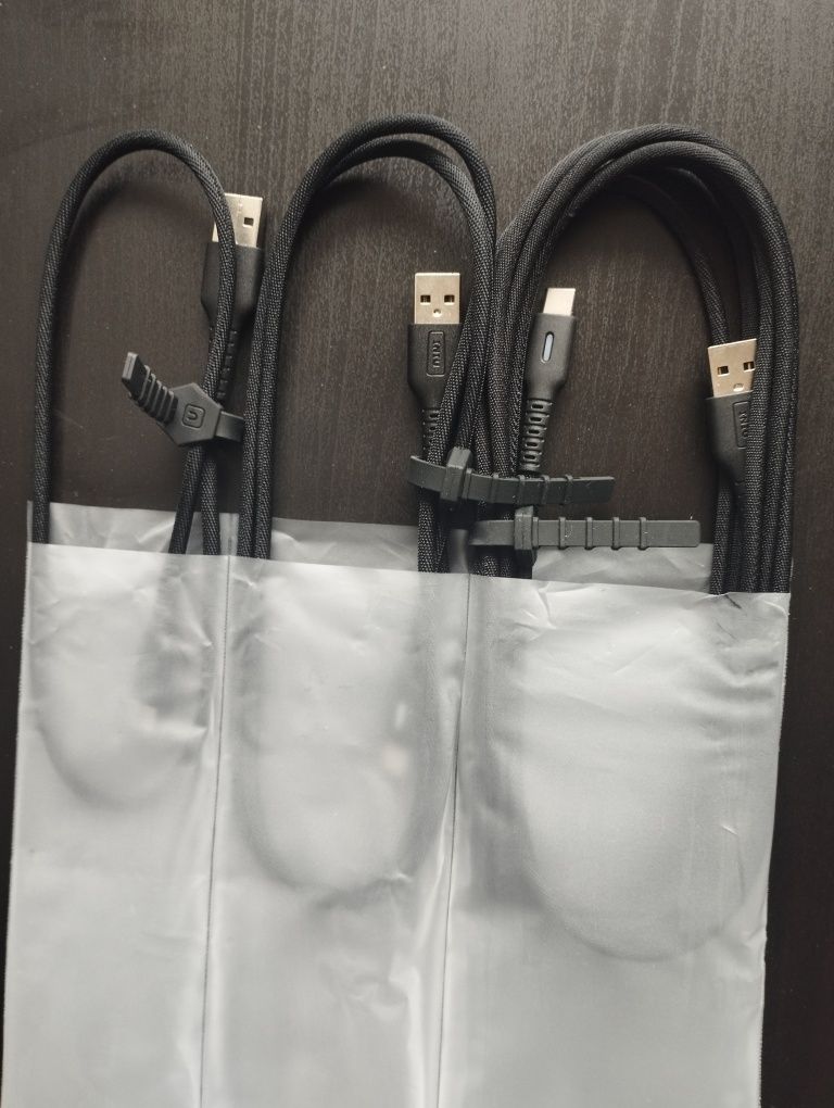 3 cabos USB C novos