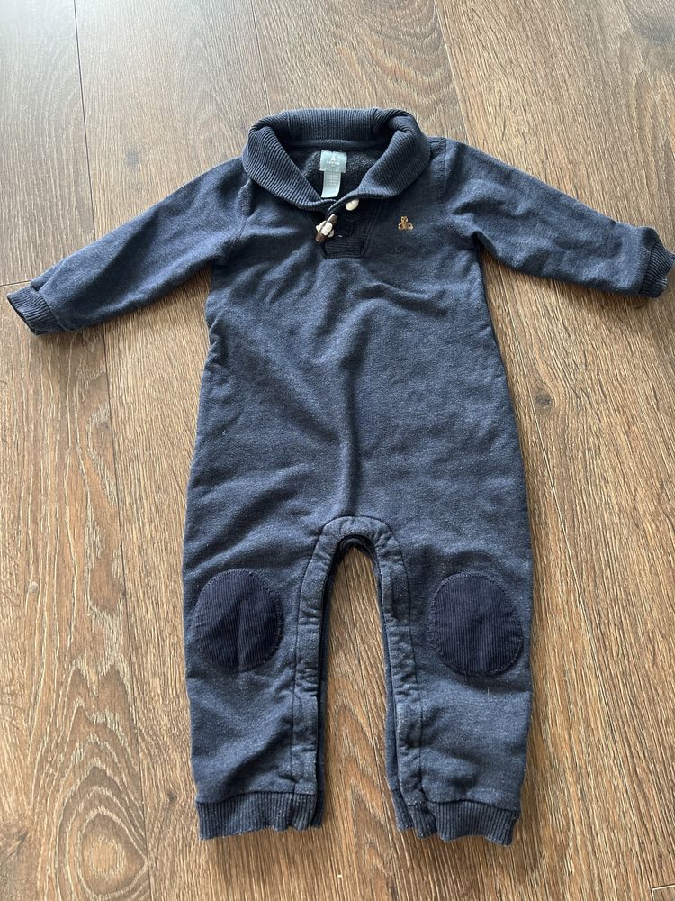 Baby Gap rampers kombinezon garnitur elegant 92 granat melanz