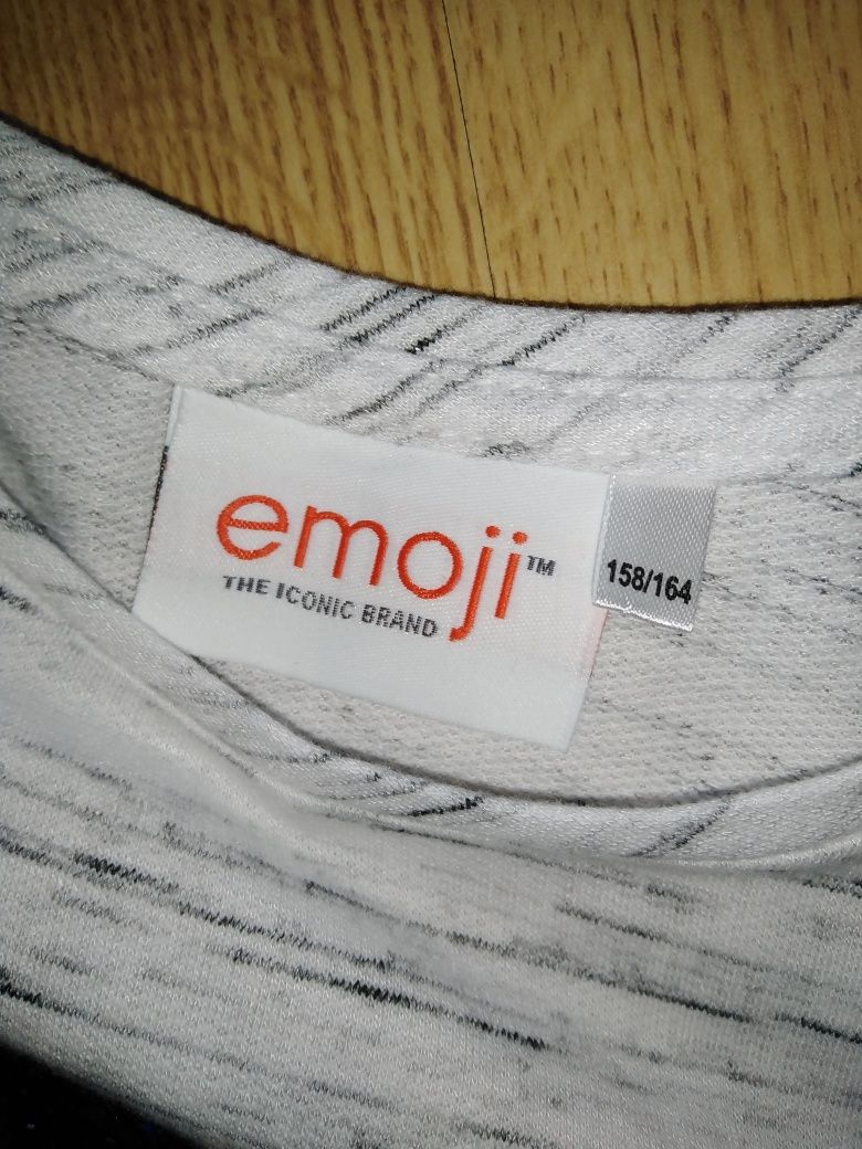 Nowa bluzka Emoji 158-164 cekiny zmieniające emotka