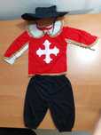 Fato Mosqueteiro Bebé Mascarilha 1-2Anos