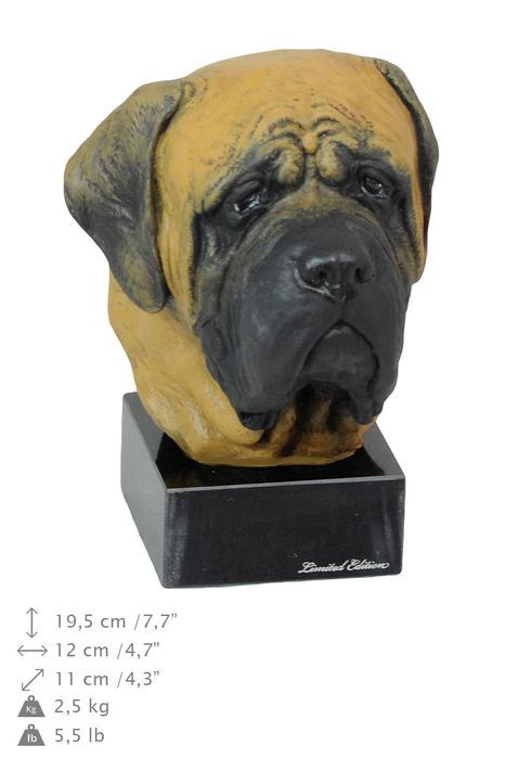 Mastif angielski ręcznie pomalowana statuetka Art-Dog