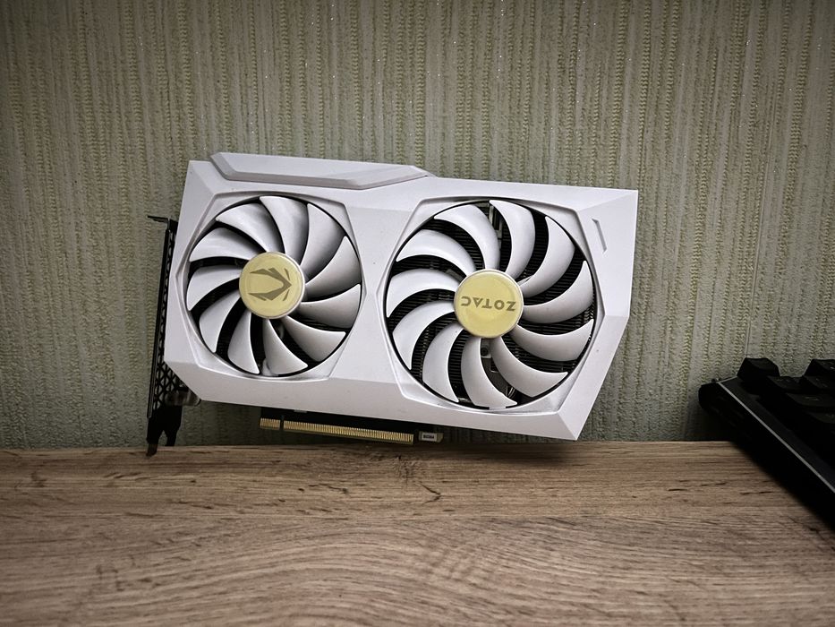 RTX3070 8gb Zotac White рідкісне біле виконання ігрова відеокарта