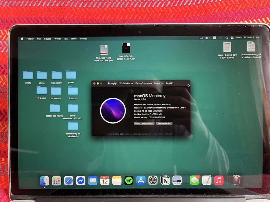 MACBOOK PRO Retina 15’ 2015