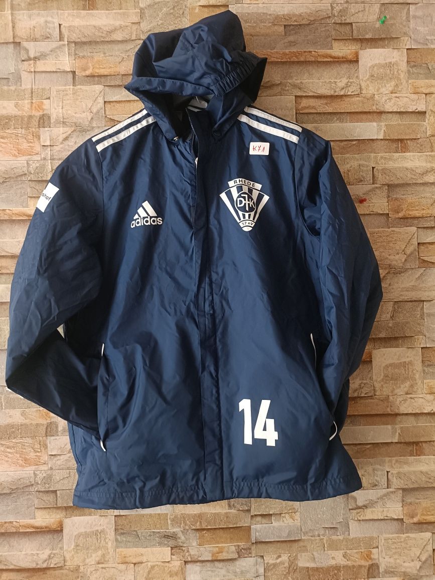 Młodzieżowa kurtka wiatrówka rozmiar 164. Adidas