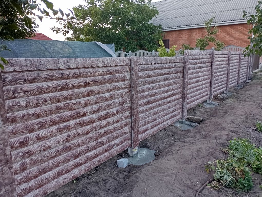 Производим еврозаборы, плитка, бардюр, левневки.