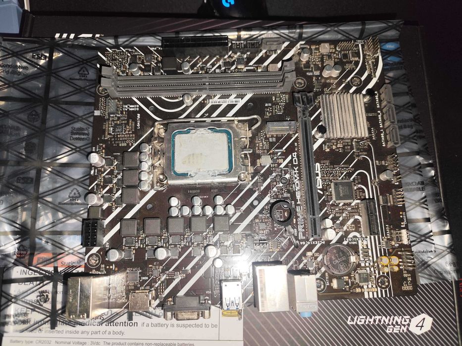 Intel I5-12400f + ASUS PRIME H610M-K DDR4 + Chłodzenie Box