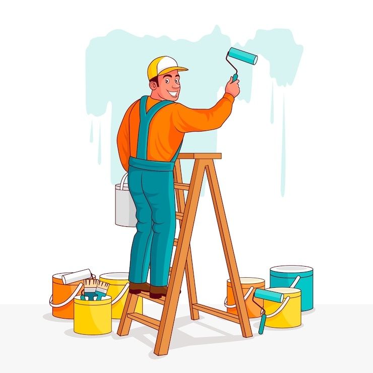 Pinturas e pequenas obras