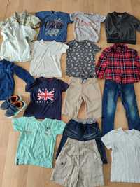 Пакет вещей, одяг, футболки, шорти, кросівки, кофти 110-116