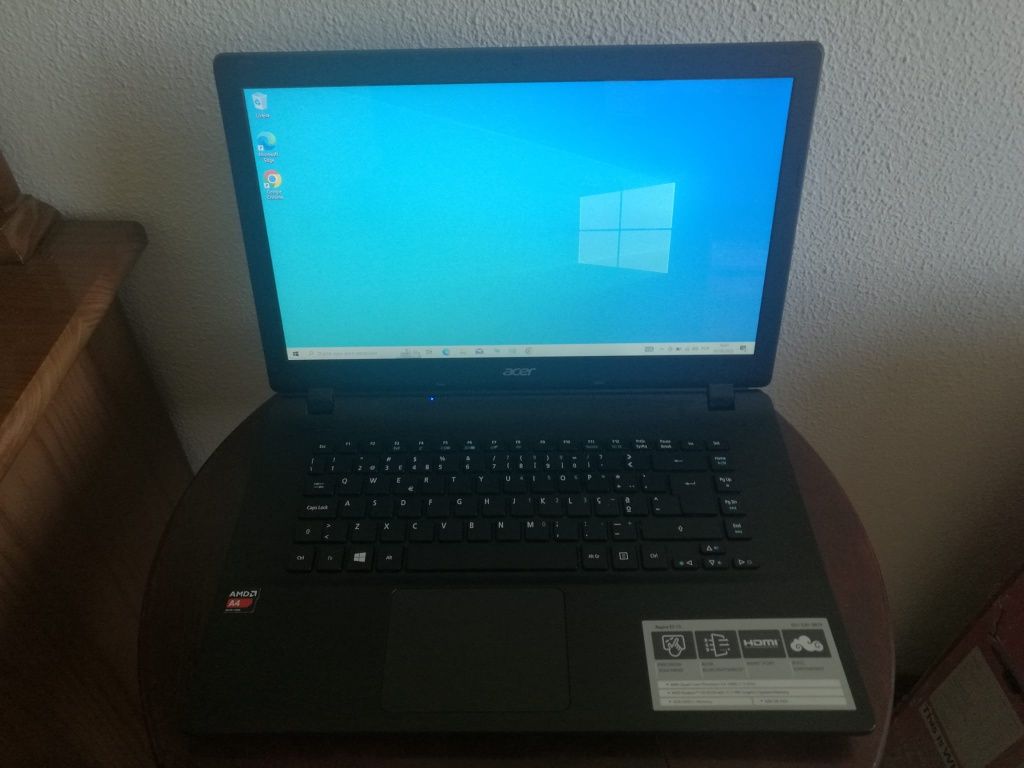 Acer aspire  como novo