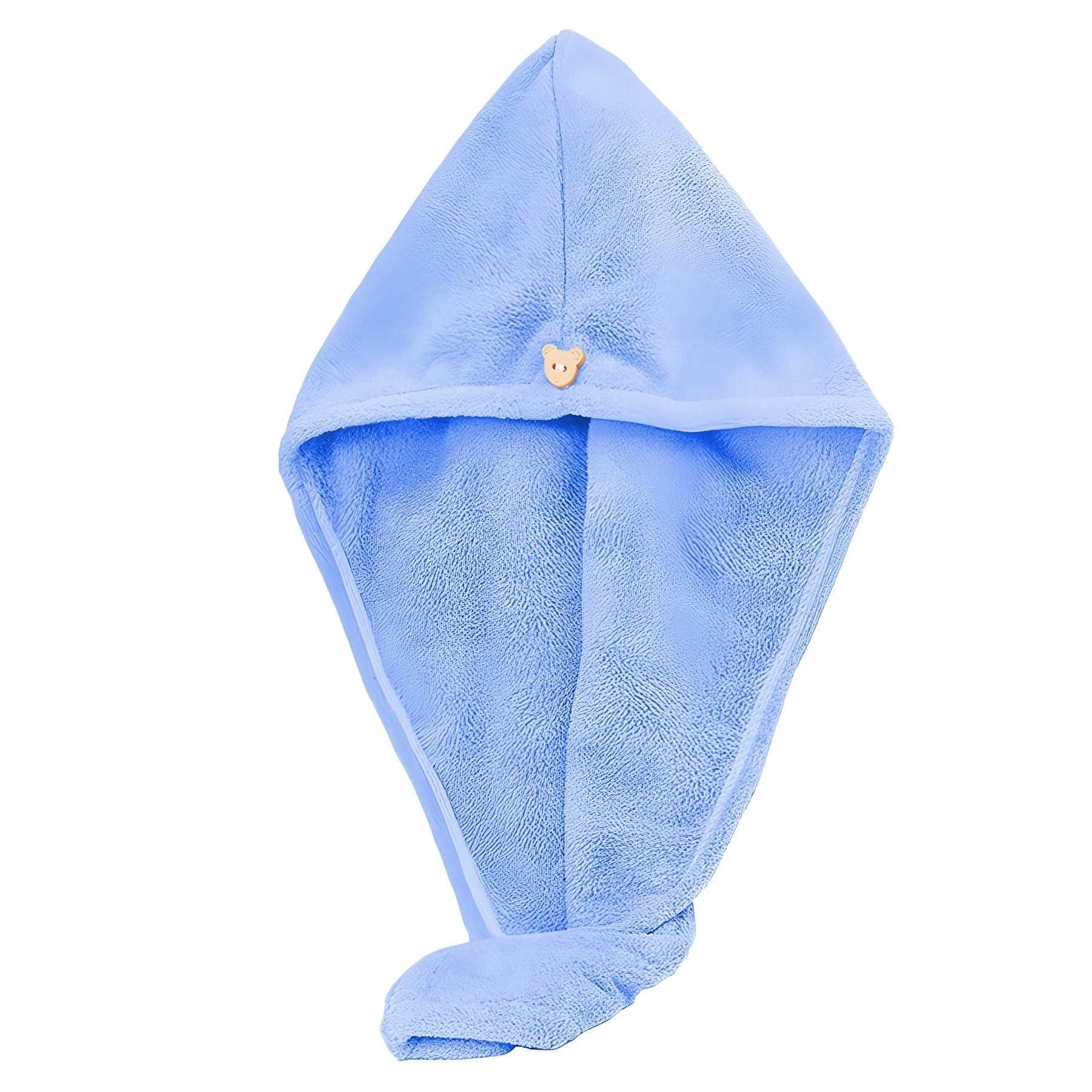 Ręcznik Do Włosów Chłonny Z Mikrofibry Do Suszenia Turban Głowę Miękki