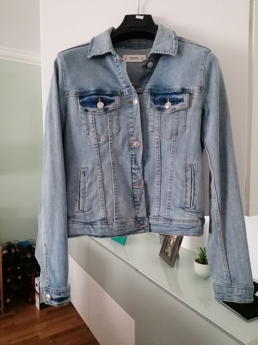 Blusão de ganga para senhora da Mango - tamanho L