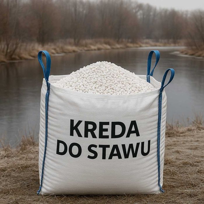 Kreda do stawu, kreda stawowa, reguluje ph wody, ogranicza glony