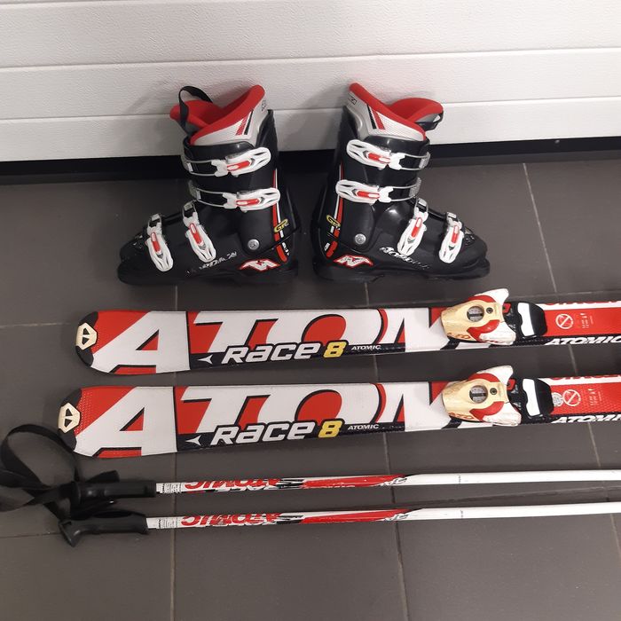 narty Atomic 130cm+buty Nordica 38+kije
