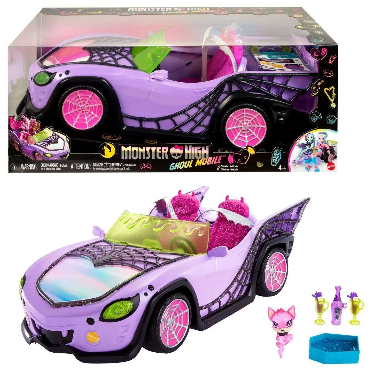 Великий кабріолет Монстер Хай Monster High Mobile машина для ляльки