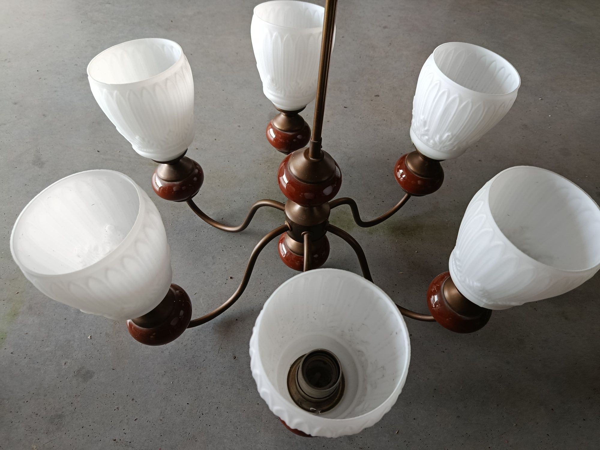 Lampa wisząca - PRL