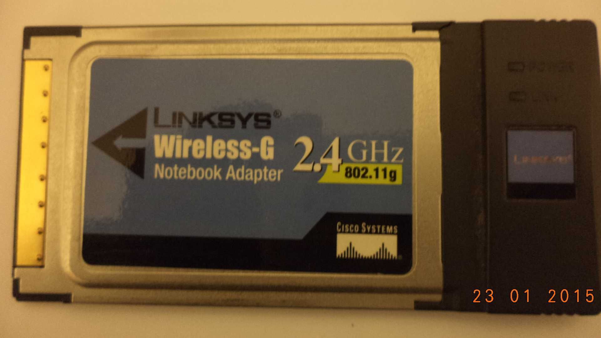 Wireless - G Notebook Adapter 2.4GHZ 802.11g - Linksys