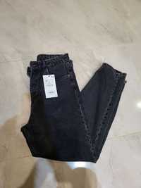 Новые джинсы фирмы Zara р. 38 чёрные.