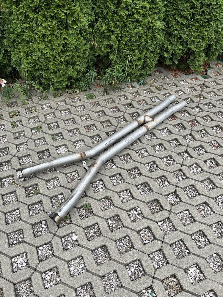 X-pipe tłumik środkowy Corvette C6