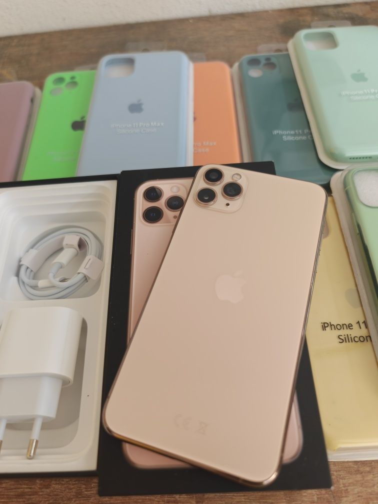 iPhone 11 Pro Max 64GB Gold  Aceito Re