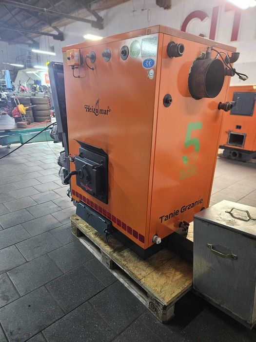 Heizomat 15/30kw  Piec na Trociny Zrębki Pestkę Wióra i inne Biomasy