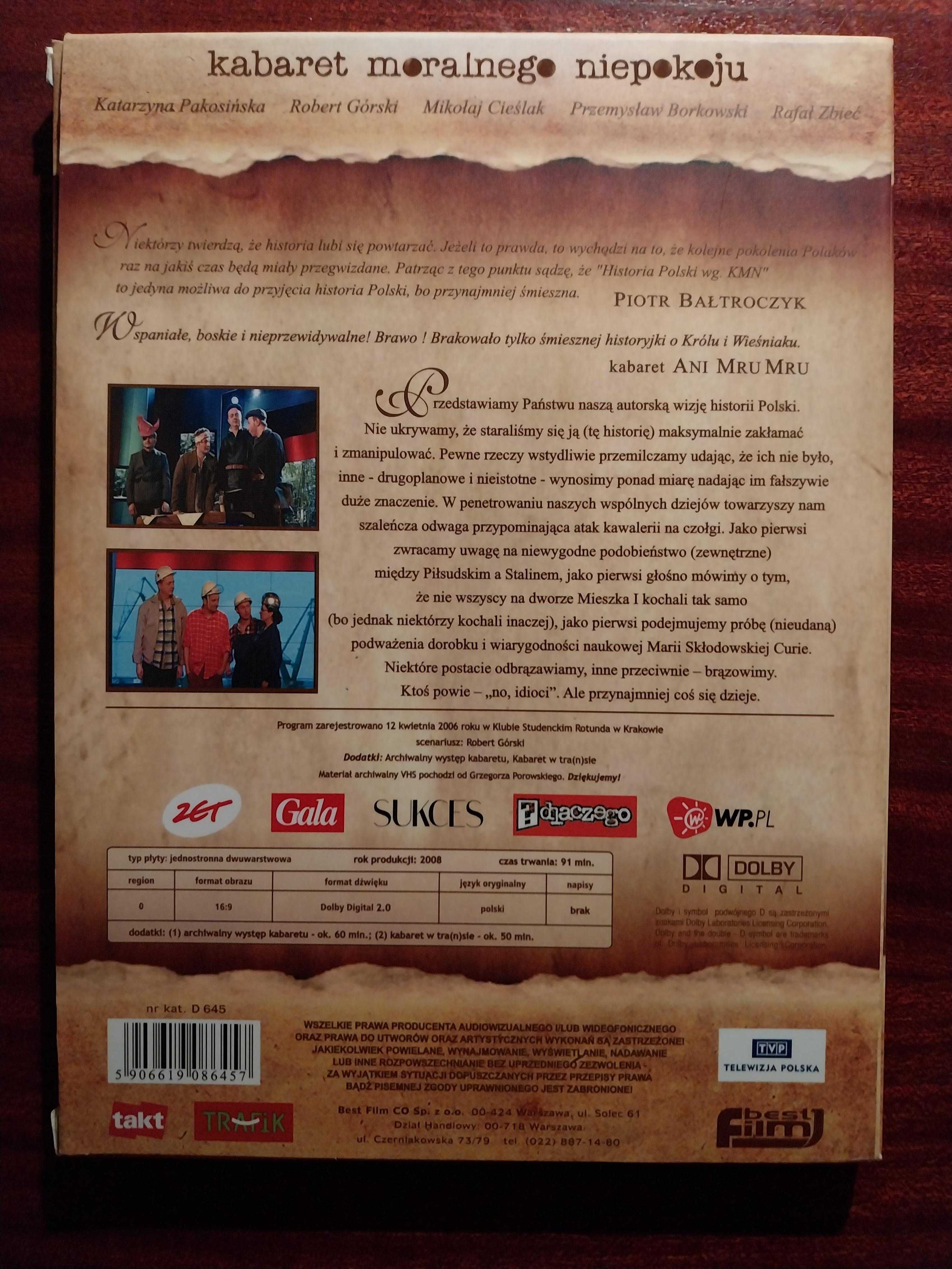 Kabaret Moralnego Niepokoju – Historia Polski (płyta DVD)