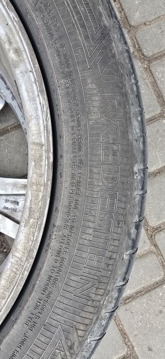 Комплект колес, стояли на Мерседес 211, 225/50/R17