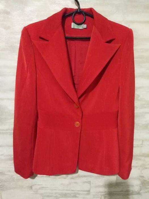 Піджак яскраво-червоний, S-M